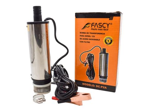Bomba De Transferencia Para Diesel Sumergible 12v De Acero Inoxidable