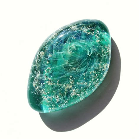 Cremation Stones For Ashes Blown Glass Memory Stone Worry Stone