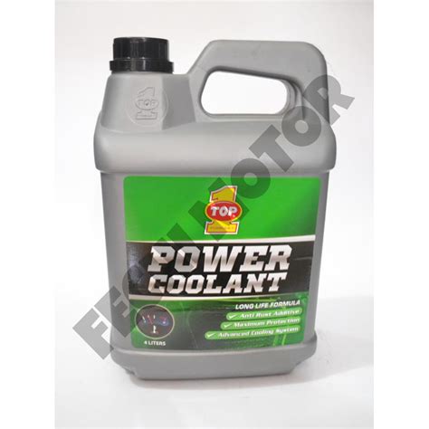 Jual Baru Top 1 Power Coolant Air Radiator Hijau 4 Liter