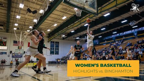 Womens Basketball Vermont Vs Binghamton 11824 Youtube