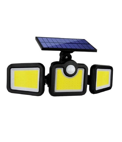 FARO SOLARE LED PANNELLO FARETTO SENSORE MOVIMENTO 100LED COB FL 1725B