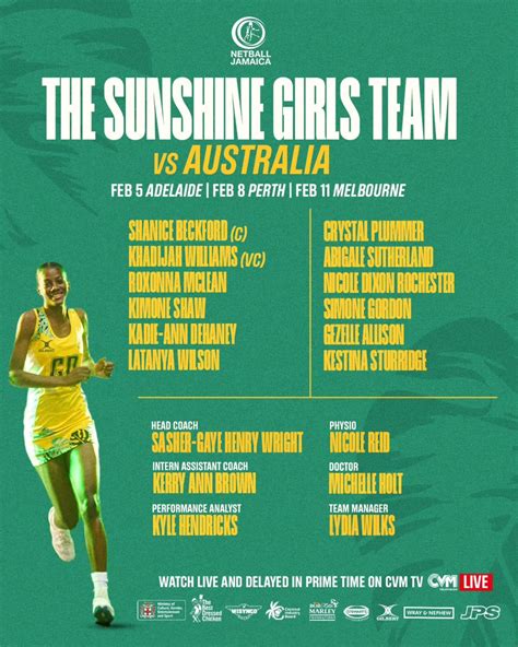 Netball - It's 24 hours to go to our Lasco Sunshine Series|Remember to