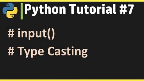 Python Tutorial 7 Learn Python Online Youtube