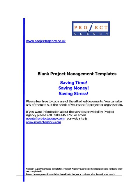 Project Management Action Plan Template - Effective Project Management ...