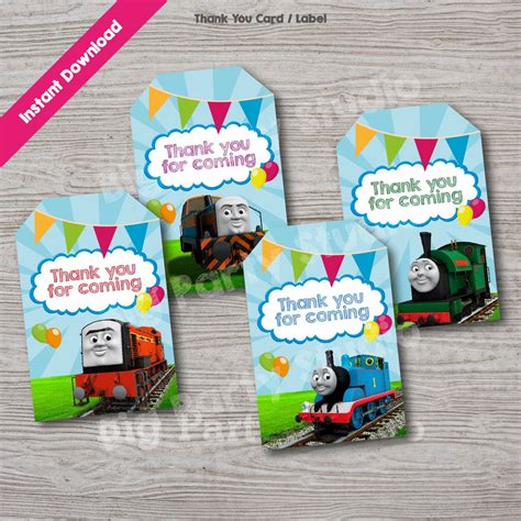 Thomas The Train Appreciation Thank You Card Thomas And Friends Thank