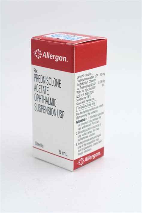 Prednisolone Acetate Ophthalmic Suspension Usp 5ml Now On Super