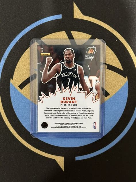 Panini Donruss Optic Kevin Durant My House No Phoenix Suns