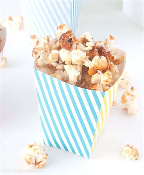 Free Printable Popcorn Box Template