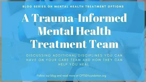 CPTSD Foundation On Twitter A Well Trained Team Of Trauma Informed