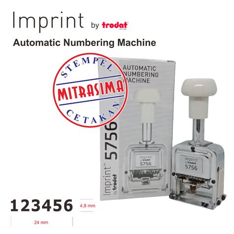 Numbering Machine Imprint By Trodat Digit Automatic Numberator