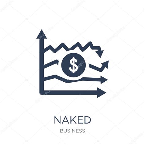 Icono De Venta Corta Desnudo Moderno Vector Plano Desnudo Icono De