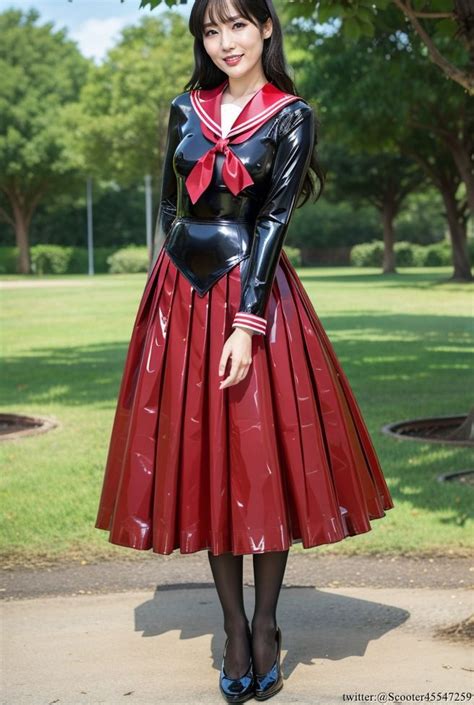 Langerie Dress Cloak Cape Satin Leather Pvc Latex Dress ゴスロリファッション