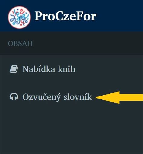 Sound Dictionary Proczefor Pronunciation Of Czech For Foreigners