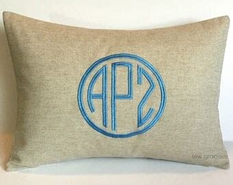 MONOGRAMS Cocktail Napkins Pillow Covers By SewGracious