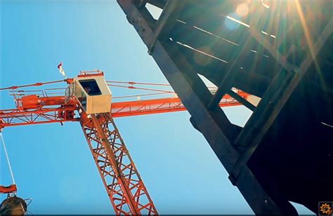 Beautifully Shot Tower Crane In Motion Video Cranemarket Blog