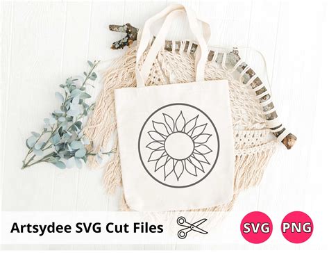 3 Free Sunflower SVG Files For Your Cutting Machine Artsydee