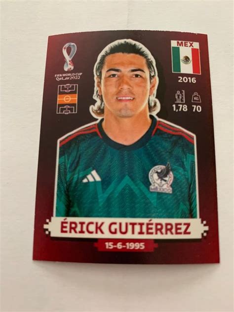 Panini Wm Erick Guti Rrez Mex Kaufen Auf Ricardo