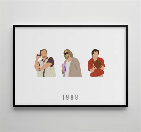 The Big Lebowski: Movie Poster / Alternative Film Art / Character ...