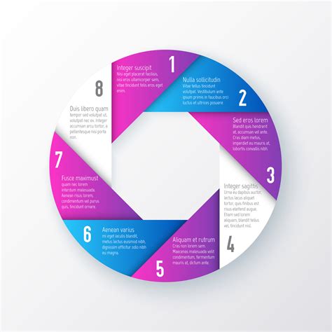 Infographic Diagramm Pie Chart Template Vector Art At Vecteezy