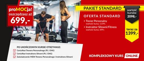 Kurs Trenera Personalnego Instruktor Siłowni Fitness Platforma