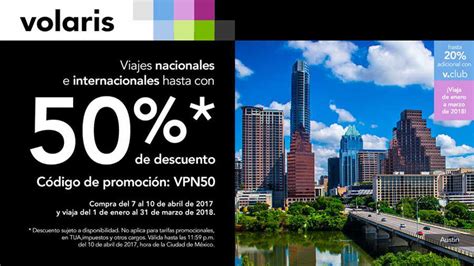 Volaris 50 De Descuento En Vuelos Nacionales E Internacionales