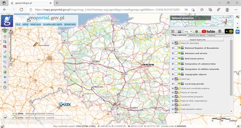 Geoportal Head Office Of Geodesy And Cartography Gugik Gov Pl Website
