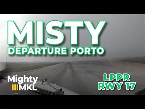 Misty Departure From Porto International Airport Runway 17 OPO LPPR