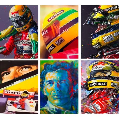 Placa Quadro Decorativo Ayrton Senna Em MDF 20x28cm Shopee Brasil