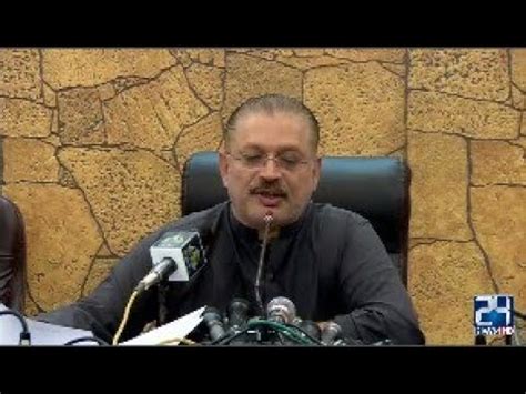 LIVE PPP Leader Sharjeel Memon Press Conference YouTube