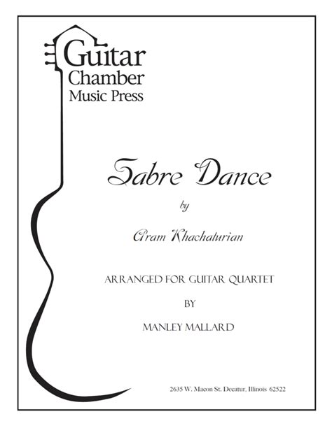 Sabre Dance – Guitar Chamber Music Press