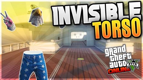 GTA 5 ONLINE GLITCH COME AVERE IL TORSO E BRACCIA INVISIBILI PATCH 1