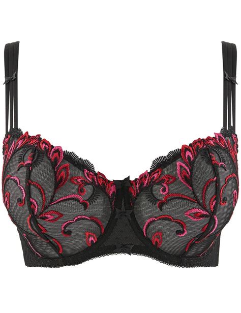 Aubade Au Bal De Flore Comfort Half Cup Bra Belle Lingerie