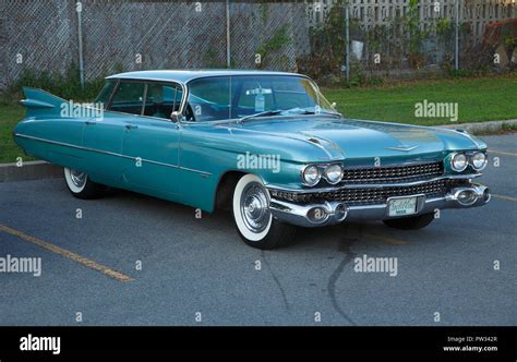 American vintage car, Cadillac de Ville 1959, Canada Stock Photo - Alamy