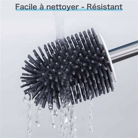 Brosse WC Silicone Budapest Elegancia Déco Toilette Boutique