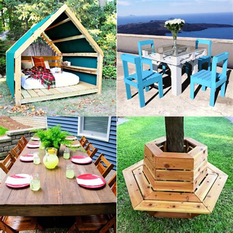 50 Diy Outdoor Furniture Plans To Build For Your Patio