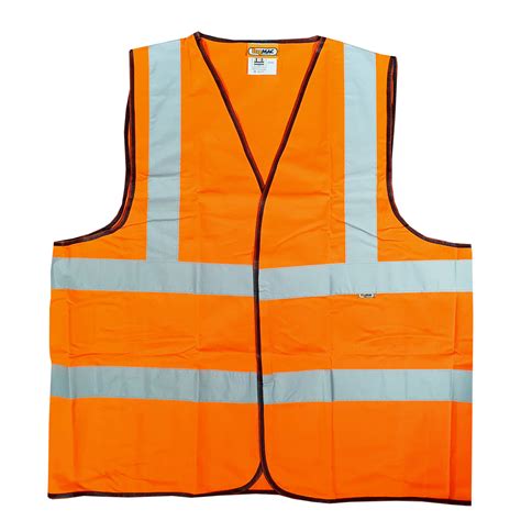 Hymac High Visibility Orange Waistcoat The Safety Shack