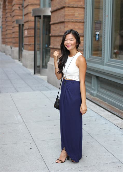 Crop Top And Maxi Skirt Skirt The Rules Nyc Style Blogger