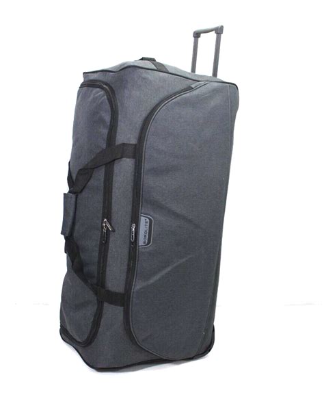 34” Extra Large 154l Travel Luggage Wheeled Trolley Holdall Suitcase Duffel Bag Ebay