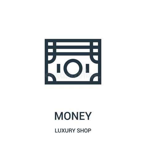 Money Icon Vector From Charity Elements Collection Thin Line Money