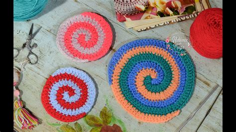 Circulo En Espiral De Y Colores T Cnicas Crochet Y Muchos Tips