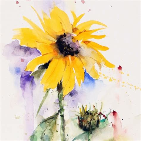 Wildflowers Watercolor Floral Print By Dean Crouser Etsy