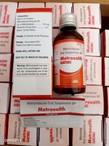 Livealth Biopharma Antibiotic Metronidazole Oral Suspension Bp For