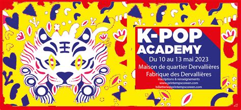 2023 K Pop Academy Flyer 2 Printemps Coréen 2023