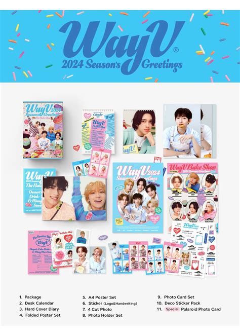 Wayv Wayv Season S Greetings Photocard Set K Town