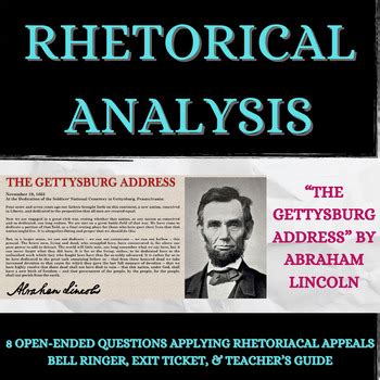 The Gettysburg Address Rhetorical Analysis