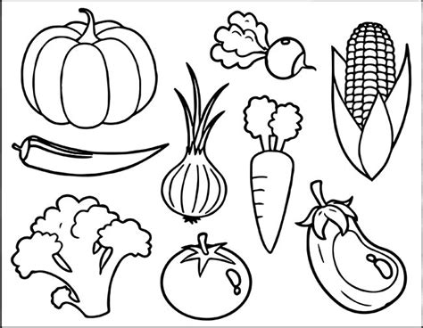 Desenhos Para Pintar De Verduras Desenhos Para Colorir De Verduras