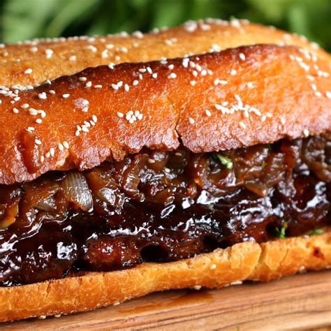 Giant BBQ Rib Sandwich (To Feed A Crowd) - Cooking TV Recipes