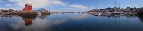 Rockport Harbor Panoramic Photograph By Joann Vitali Fine Art America