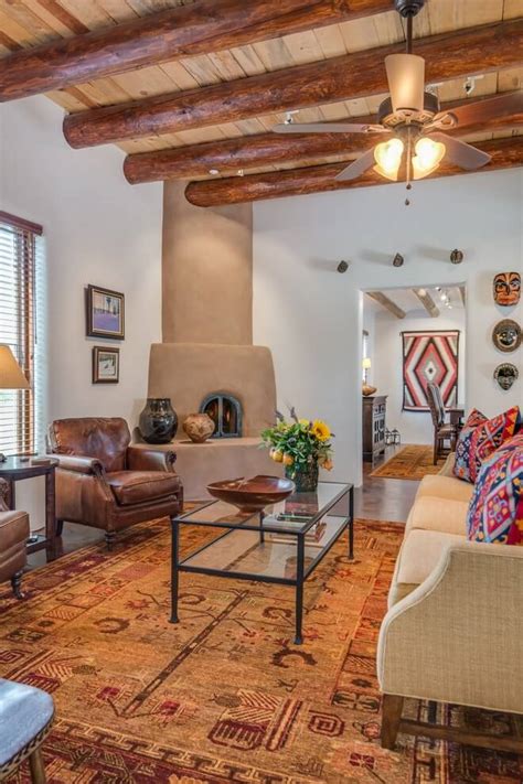 Scenic Yet Cozy Southwestern Living Room Designs