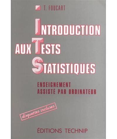 Introduction aux tests statistiques enseignement assisté par ordinateur